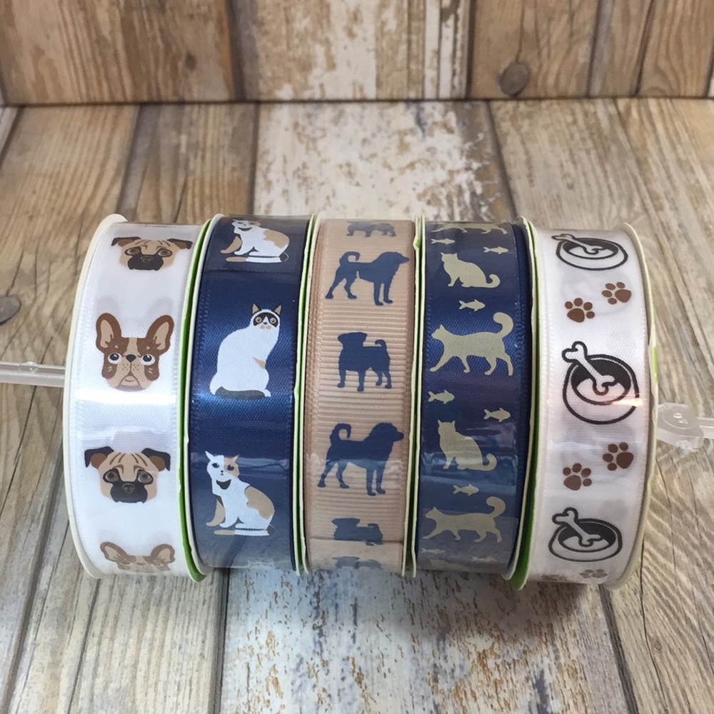 Dogs & Cats Ribbon Bundle - Picture 1 of 6